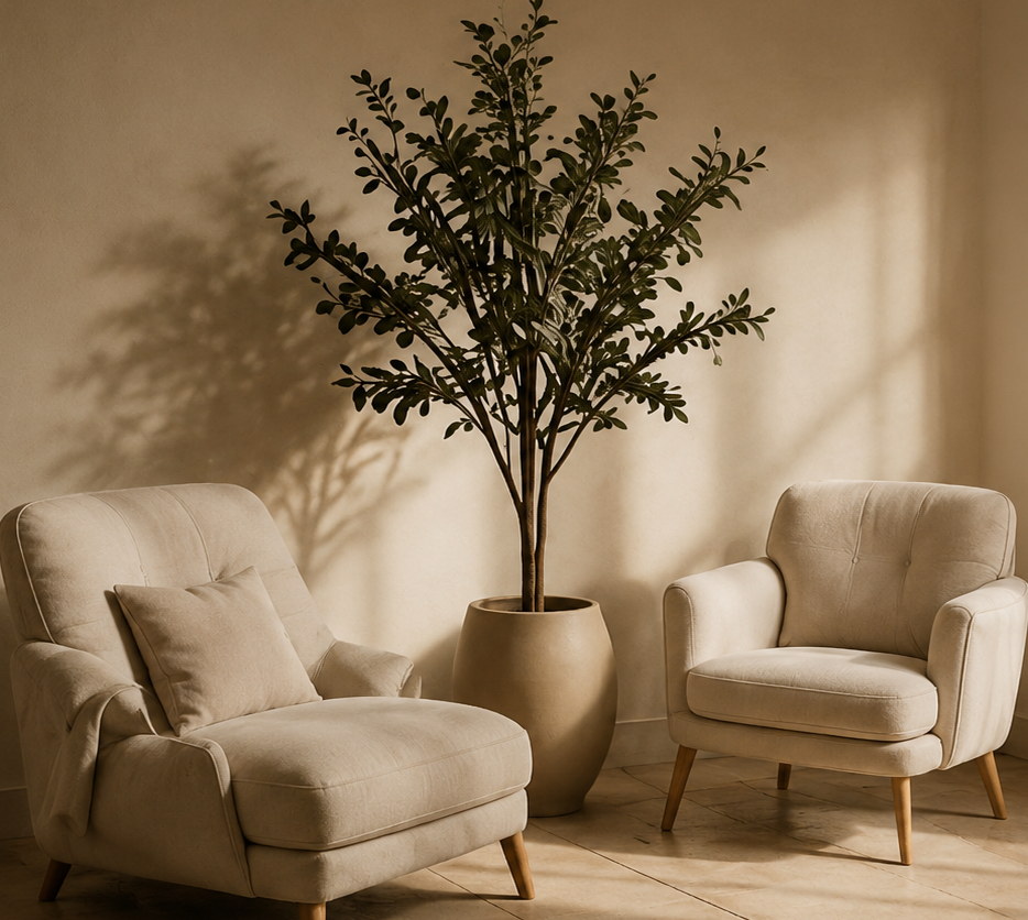 Calm therapy lounge